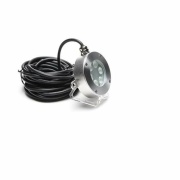 Unterwasserleuchte, Shark I, 11,8 W, 3000 K, Silber, Spannungskonstant, 24 V/DC