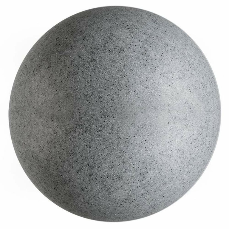 Deko-Light Kugelleuchte, Kugelleuchte Granit 750 mm, 1x max. 23 W E27, Grau, 220-240 V/AC, 50 / 60 Hz