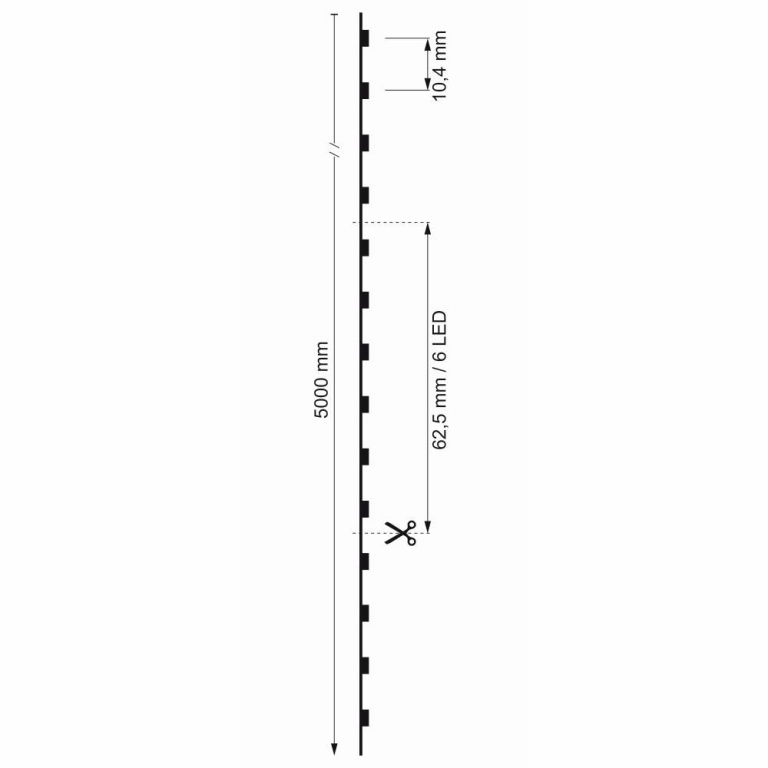 Deko-Light Stripe, Standard, SMD, 24V-14WRGB, 5m, Spannungskonstant, 24 V/DC