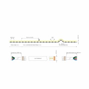 Stripe, D Flex Line Top-View, Neon, 24V-10W, RGB, 5m, Silikon, Spannungskonstant, 24 V/DC