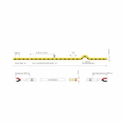 Stripe, D Flex Line Side-View, Neon, 24V-10W, 3000K, 5m, Silikon, Spannungskonstant, 24 V/DC