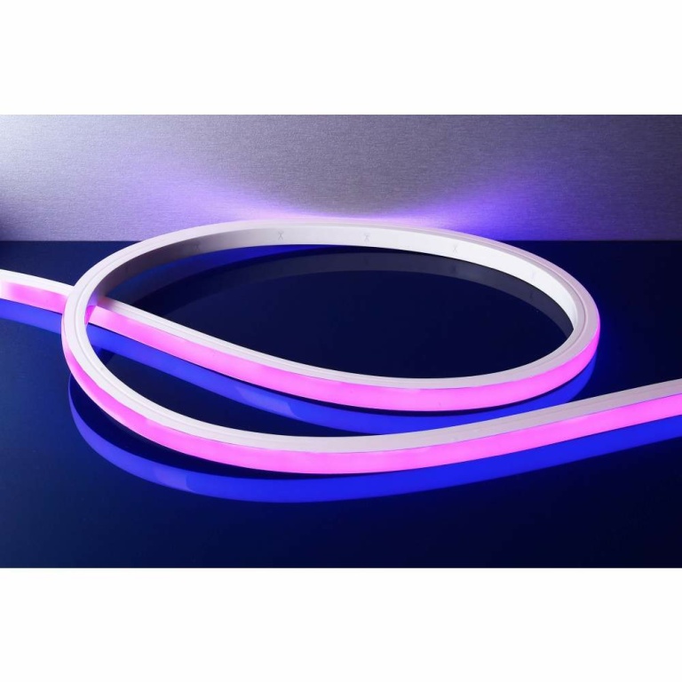 Deko-Light Stripe, D Flex Line Top-View, Neon, 24V-10W, RGBW, 5m, Silikon, Spannungskonstant, 24 V/DC