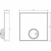 Deko-Light, Steuerung DMX, DMX Wandcontroller Touch 16CH Pro, Spannungskonstant, DMX512, 12-24 V/DC