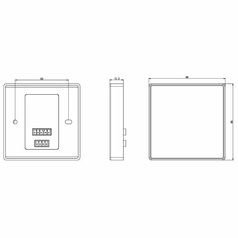 Deko-Light Deko-Light, Steuerung DMX, DMX Wandcontroller TC-2, Spannungskonstant, DMX512, 1.50 W, 12-24 V/DC