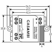 Casambi, Lichtsteuerung Komponenten, Bluetooth Controller CBU-ASD, Casambi, 220-240 V/AC, Ausgangssp