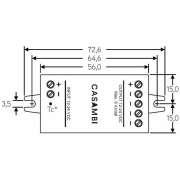 Casambi, Niedervolt BT Dimmer (CV, DC), Bluetooth Controller CBU-PWM4, Spannungskonstant, Casambi, 7