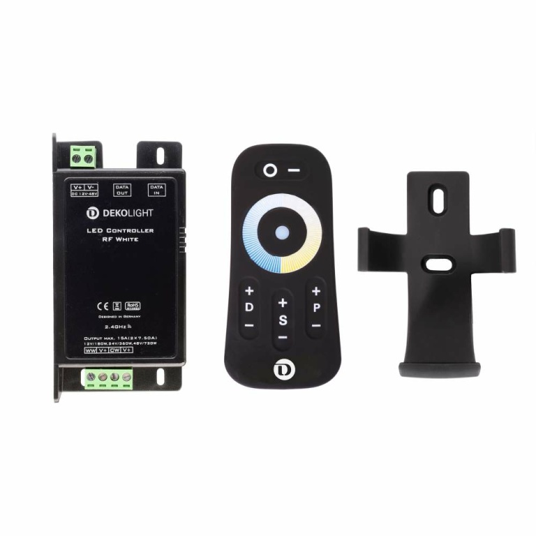 Deko-Light Deko-Light, RF Komplettset, RF White Remote, Spannungskonstant, RF, 720.0 W, 12 V / DC, 24 V / DC, 4