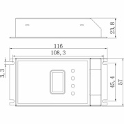 Deko-Light, Niedervolt DMX Dimmer (CV, DC), OLED DMX Dimmer 3, Spannungskonstant, DMX512, 432.00 W,