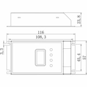 Deko-Light, Niedervolt DMX Dimmer (CV, DC), MULTI-LED-Dimmer 4, DMX/Auto/Manuell, Spannungskonstant,