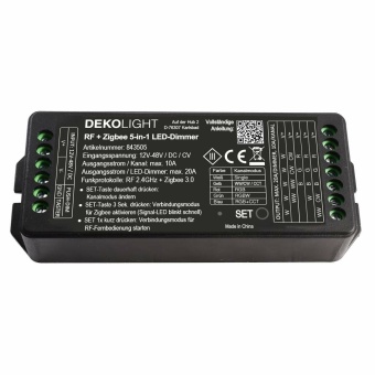 Deko-Light Deko-Light, Steuerung RF, RF-smart, LED-Dimmer 5-in1, 5 Kanal, 12-48V, 20A, IP20, Spannungskonstant,