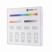 Deko-Light, Steuerung RF, RF-smart, Wandfernbedienung, weiß, 4 Zonen, Single/CCT/RGB/RGBW/RGB+CCT, I