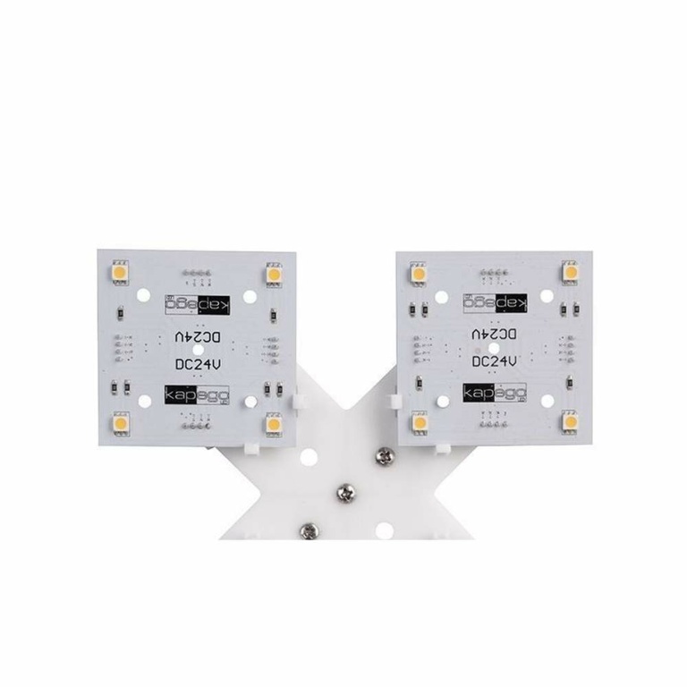 Deko-Light Modular System, Modular Panel II 65x65 mm, 1,5 W, 3200 K, Weiß, Spannungskonstant, 24 V/DC