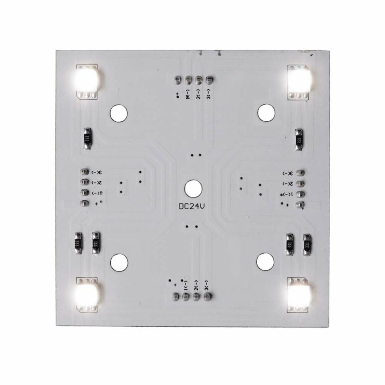 Deko-Light Modular System, Modular Panel II 65x65 mm, 1,5 W, 6300 K, Weiß, Spannungskonstant, 24 V/DC