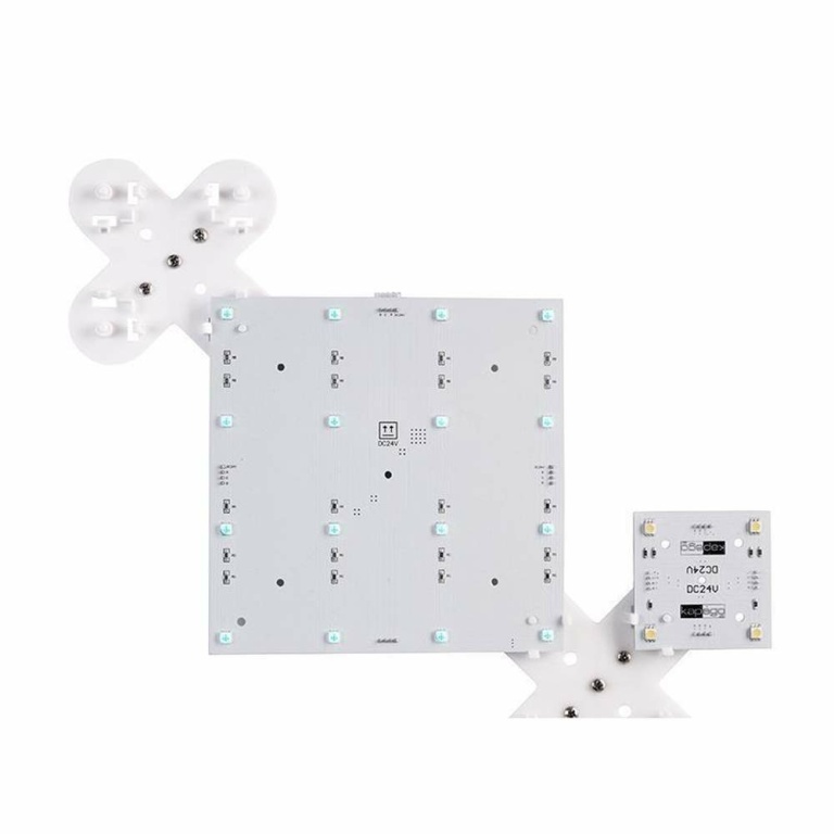 Deko-Light Modular System, Modular Panel II 166x166 mm, 5,5 W, 3200 K, Weiß, Spannungskonstant, 24 V/DC