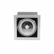 Deckeneinbauleuchte, Kardan, 1x max. 70 W G12, Silber, 220-240 V/AC, 50 / 60 Hz