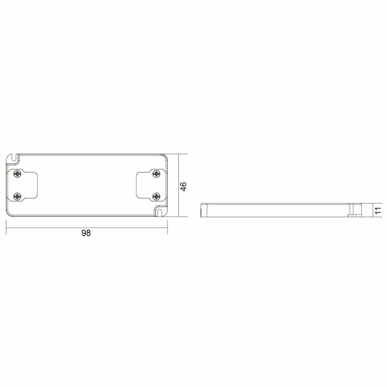 Deko-Light Deko-Light, Netzgerät (CC, DC), FLAT, CC, UT700mA/6W, Stromkonstant, 1,4-6,0 W, 220-240 V/AC, Bemess