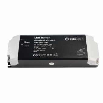 Deko-Light Deko-Light, Netzgerät (CV, DC), BASIC, CV, Q8H-24-75W, Spannungskonstant, 75.0 W, 220-240 V/AC, Ausg