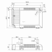 Meanwell, Netzgerät (CC, DC) dimmbar, DIM, Multi CC, LCM-60KN - KNX, Stromkonstant, KNX, 60.3 W, 180