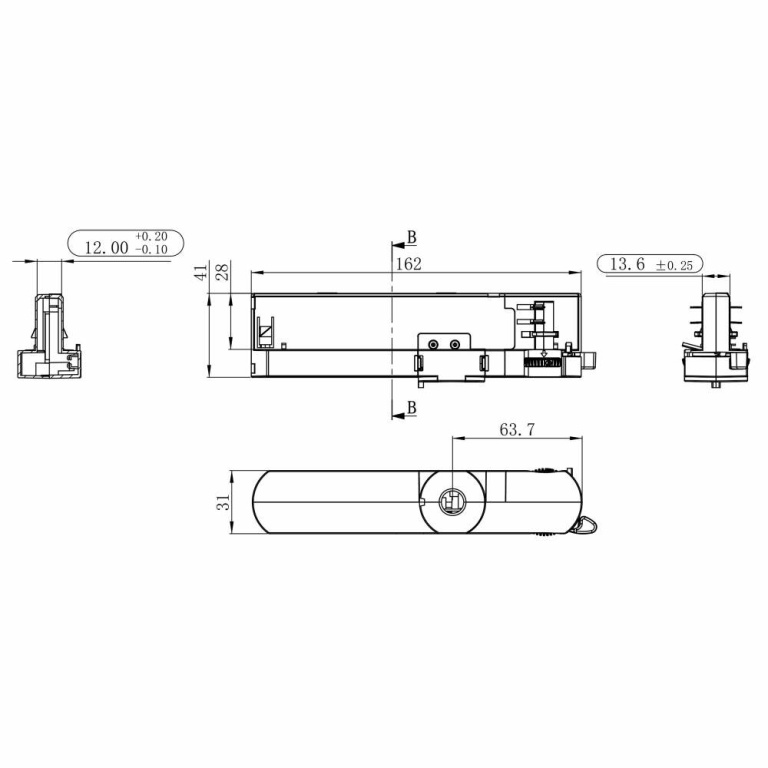 Deko-Light Deko-Light, Netzgerät (CC, DC), Multi CC, PRO-UA420-W Schienensystem 3-Phasen 230V, Stromkonstant, 6