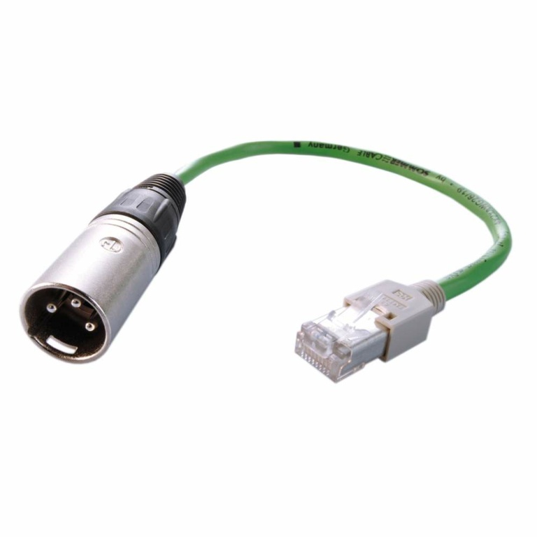 GLT Elektrisches Montagezubehör, DMX Adapterkabel CAT5 auf DMX XLR Stecker