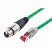 Elektrisches Montagezubehör, DMX Adapterkabel CAT5 auf DMX XLR Buchse