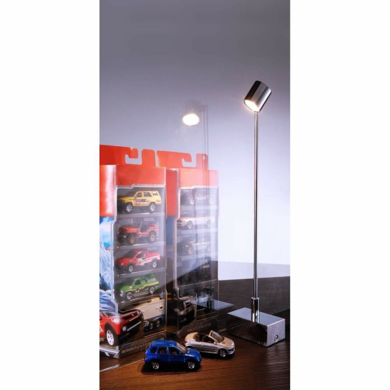 Deko-Light Displayleuchte, Pedria III, 1,1 W, 3000 K, Silber, 220-240 V/AC, 50 / 60 Hz