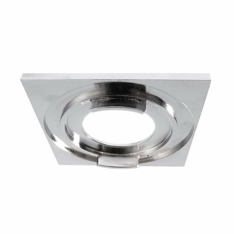 Deko-Light Mechanisches Systemzubehör, Abdeckung Silbersatiniert eckig für COB 68 IP65 + Mizar II, Tiefe: 83 mm