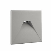 Mechanisches Systemzubehör, Abdeckung silber grau eckig für Light Base COB Indoor (563000), Tiefe: 8