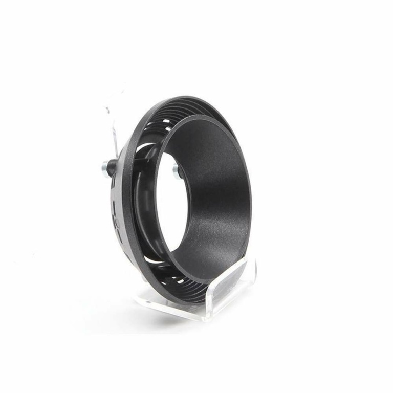 Deko-Light Mechanisches Systemzubehör, Reflektor Ring II Schwarz für Serie Uni, Höhe: 31 mm, Durchmesser: 89 mm