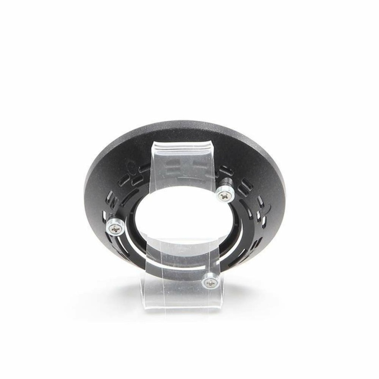 Deko-Light Mechanisches Systemzubehör, Reflektor Ring II Schwarz für Serie Uni, Höhe: 31 mm, Durchmesser: 89 mm