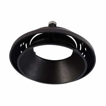 Deko-Light Mechanisches Systemzubehör, Reflektor Ring II Schwarz für Serie Uni, Höhe: 31 mm, Durchmesser: 89 mm