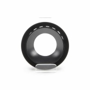 Mechanisches Systemzubehör, Reflektor Ring II Schwarz für Serie Uni, Höhe: 31 mm, Durchmesser: 89 mm