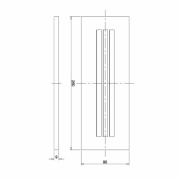 Mechanisches Systemzubehör, Abdeckung Weiß Fensterrollo für Light Base III Outdoor, Tiefe: 250 mm, B