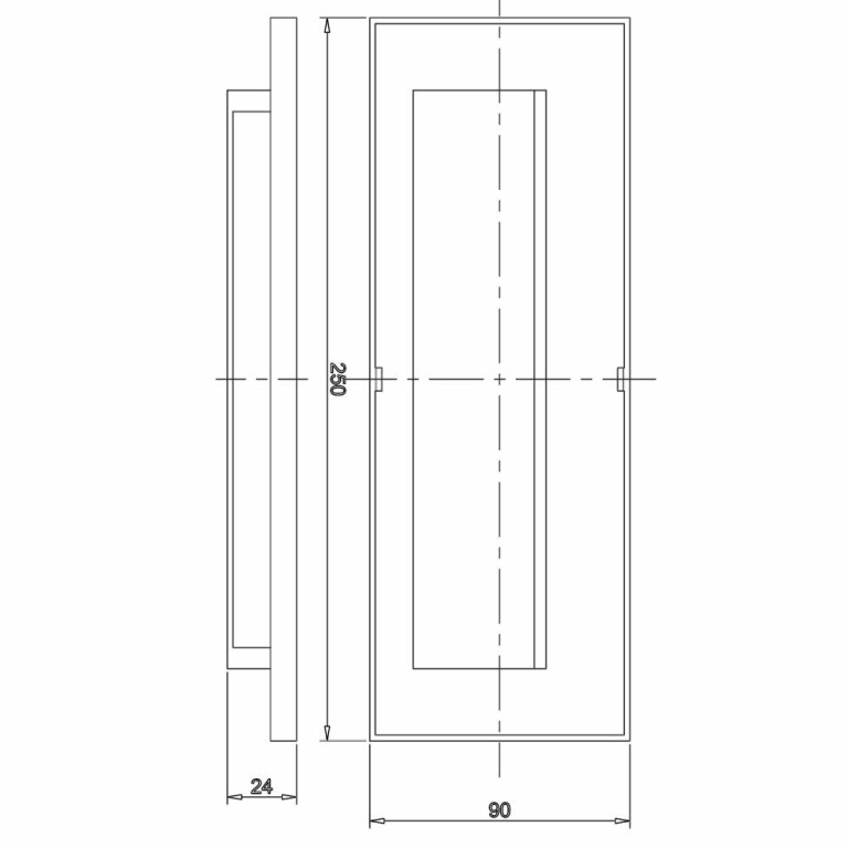 Deko-Light Mechanisches Systemzubehör, Abdeckung Weiß Schräge für Light Base III Outdoor, Tiefe: 250 mm, Breite