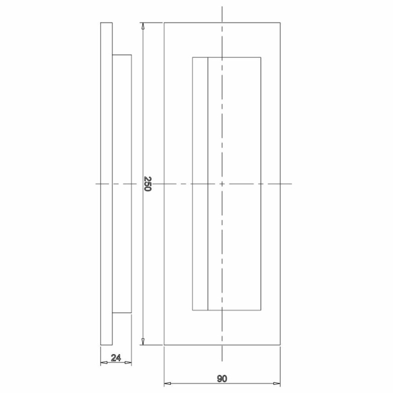 Deko-Light Mechanisches Systemzubehör, Abdeckung Grau Rundung für Light Base III Outdoor, Tiefe: 250 mm, Breite