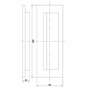 Mechanisches Systemzubehör, Abdeckung Grau Rundung für Light Base III Outdoor, Tiefe: 250 mm, Breite