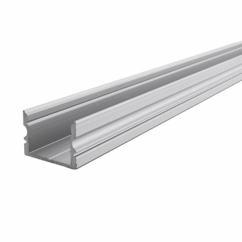 Deko-Light Profil, U-Profil hoch AU-02-12, 12 - 13,3 mm LED Stripes, Aluminium, Silber, Eloxiert, Tiefe: 3000 m