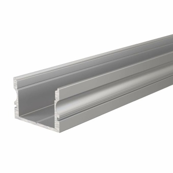 Deko-Light Profil, U-Profil hoch AU-02-15, 15 - 16,3 mm LED Stripes, Aluminium, Silber, Eloxiert, Tiefe: 1000 m