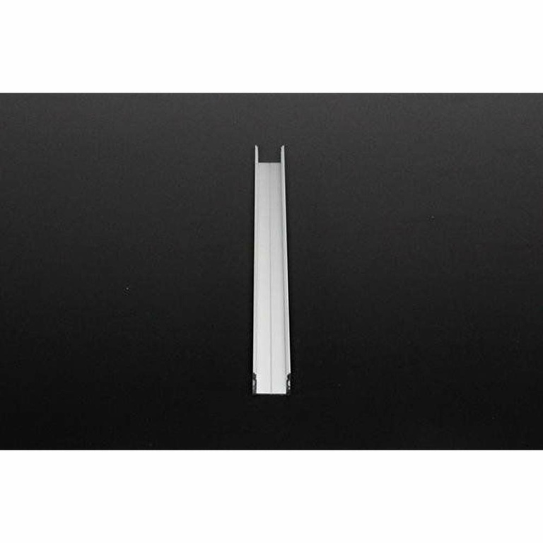 Deko-Light Profil, U-Profil hoch AU-02-15, 15 - 16,3 mm LED Stripes, Aluminium, Silber, Eloxiert, Tiefe: 2000 m