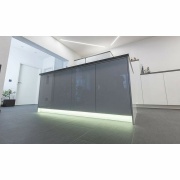 Profil, Unterbau-Profil flach AM-01-10, 10 - 11,3 mm LED Stripes, Aluminium, Silber, Eloxiert, Tiefe