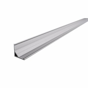 Profil, Eck-Profil AV-03-12, 12 - 13,3 mm LED Stripes, Aluminium, Silber, Eloxiert, Tiefe: 2000 mm,