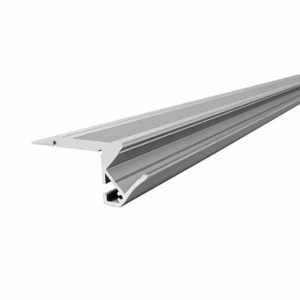 Deko-Light Profil, Treppenstufen-Profil AL-01-10, 10 - 11,3 mm LED Stripes, Aluminium, Silber, Eloxiert, Tiefe: