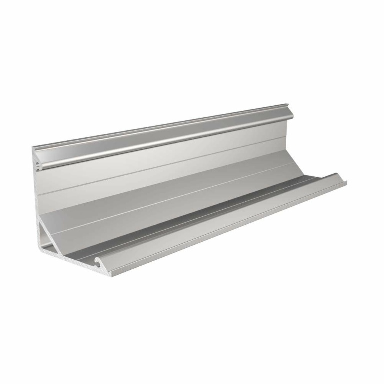 Deko-Light Profil, Eck-Profil AV-05-15, 15 mm LED Stripes, Aluminium, Silber, Eloxiert, Tiefe: 2000 mm, Breite: