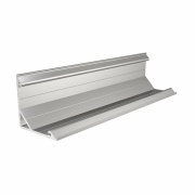 Profil, Eck-Profil AV-05-15, 15 mm LED Stripes, Aluminium, Silber, Eloxiert, Tiefe: 2000 mm, Breite: