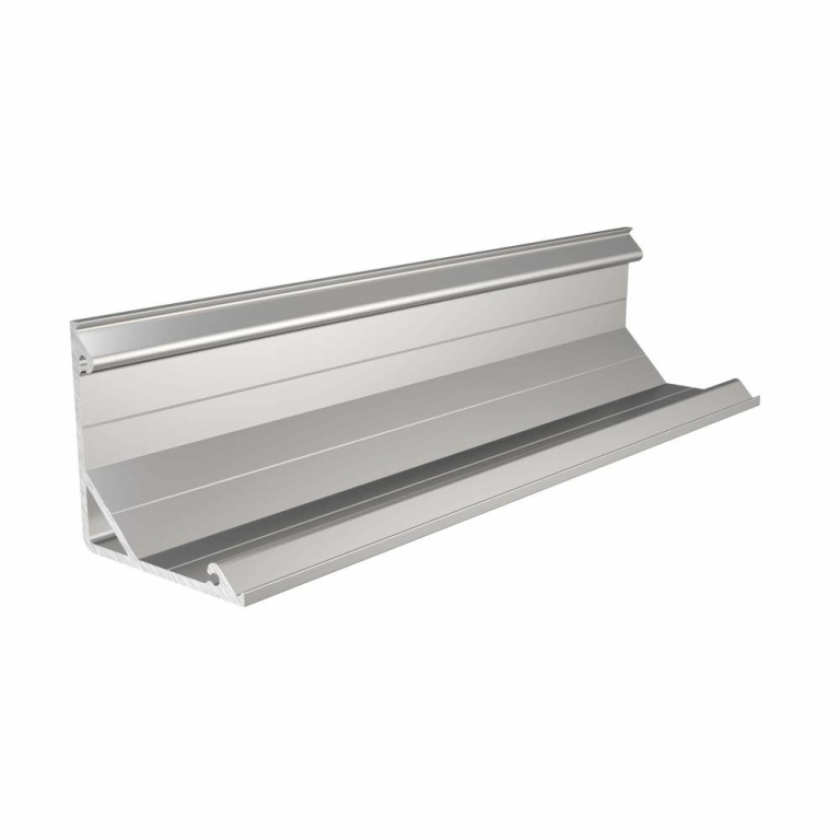 Deko-Light Profil, Eck-Profil AV-05-15, 15 mm LED Stripes, Aluminium, Silber, Eloxiert, Tiefe: 3000 mm, Breite: