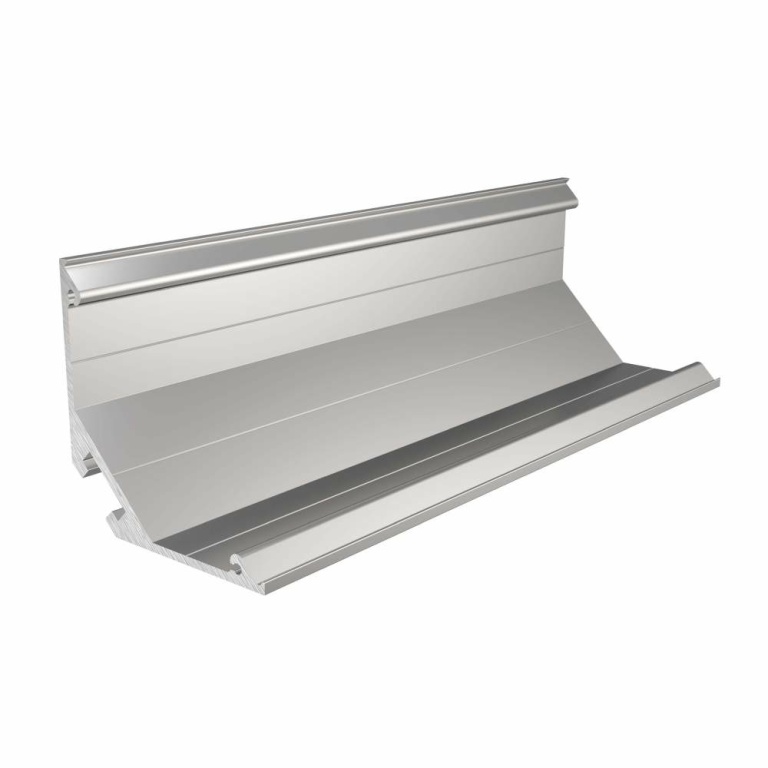 Deko-Light Profil, Eck-Profil AV-05-25, 25 mm LED Stripes (2x 12 mm), Aluminium, Silber, Eloxiert, Tiefe: 2000