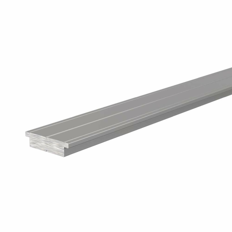 Deko-Light Profil, Trägerprofil, LED-Träger T-01-10, EL-03-10 Serie, Aluminium, Silber, Tiefe: 1250 mm, Breite: