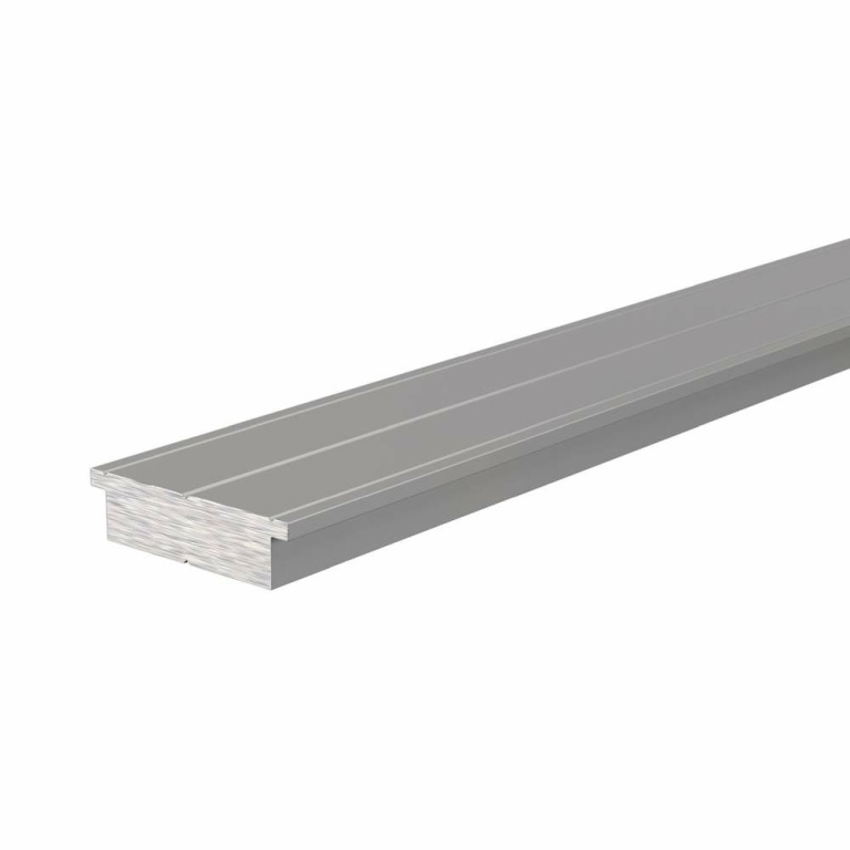 Deko-Light Profil, Trägerprofil, LED-Träger T-01-15, 15 - 16,3 mm LED Stripes, Aluminium, Silber, Tiefe: 1000 m