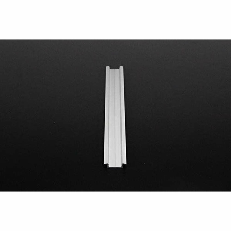 Deko-Light Profil, T-Profil flach ET-01-15, 15 - 16,3 mm LED Stripes, Aluminium, Silber, Eloxiert, Tiefe: 2000