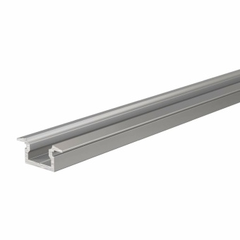 Deko-Light Profil, T-Profil flach ET-01-05, 5 - 5,7 mm LED Stripes, Aluminium, Silber, Eloxiert, Tiefe: 2000 mm